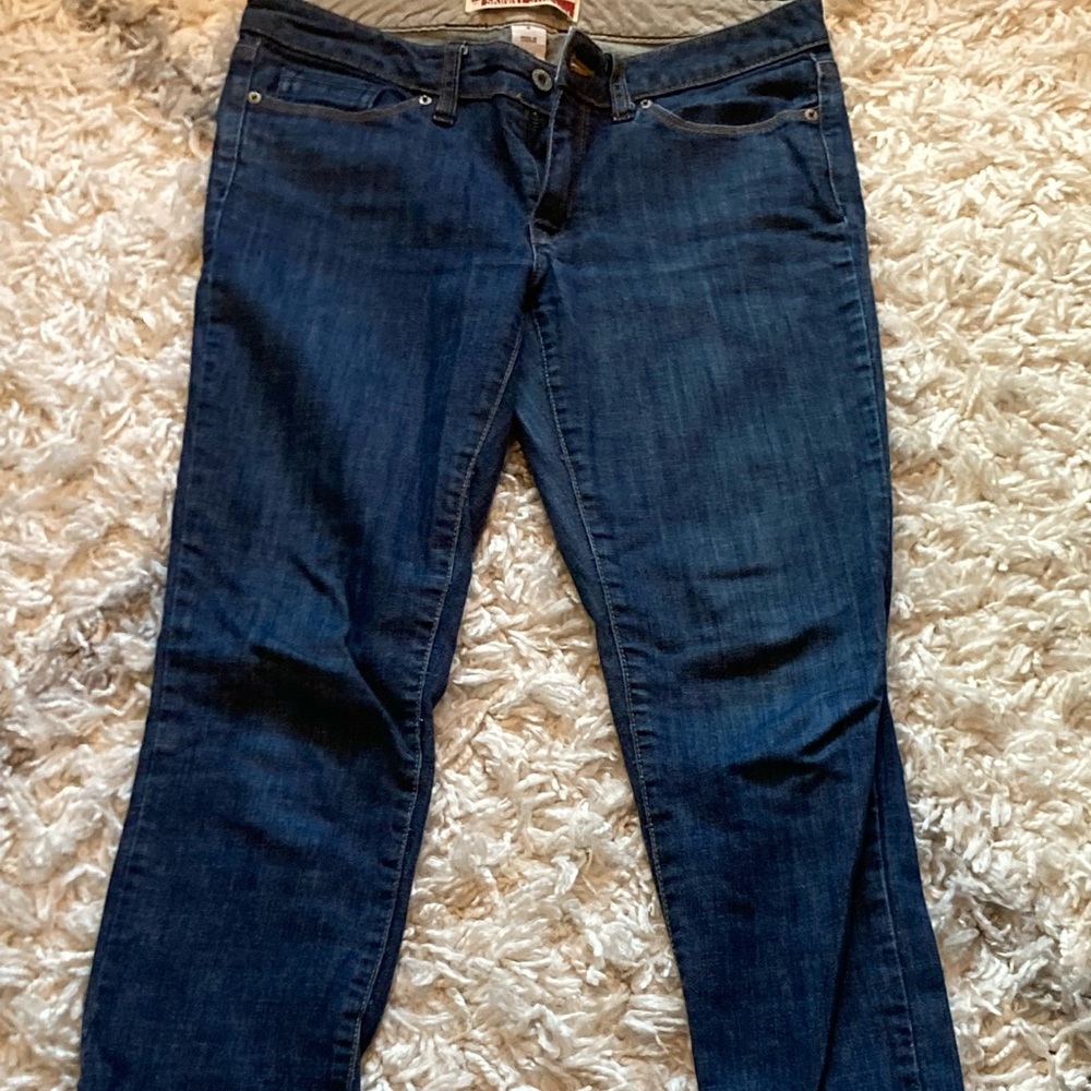 Y2K Dark Wash Skinny Jeans